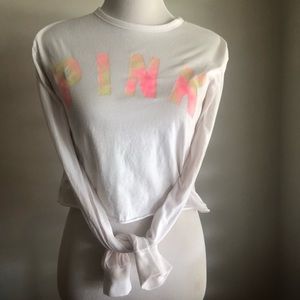 Open back cut sweater